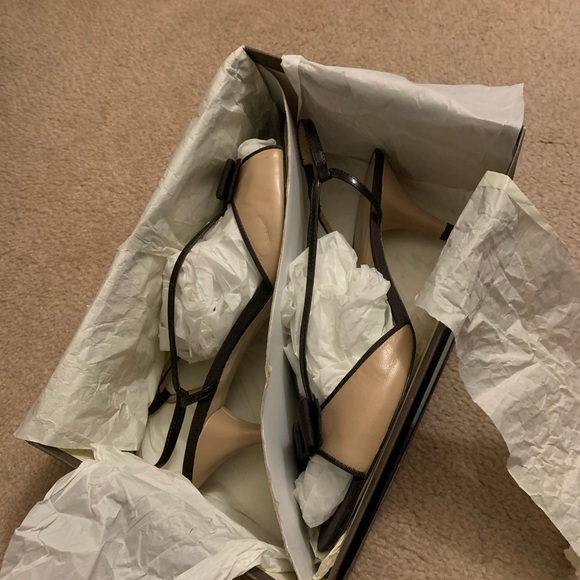 Enzo Angiolini nude leather strappy ladies shoe, size 9 - Picture 6 of 8